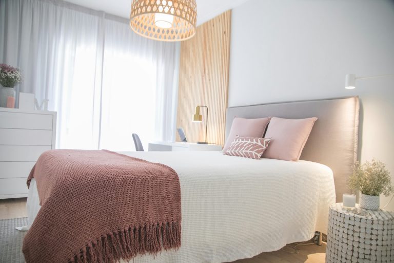 Schlafzimmer welches für einen erholsamen Schlaf sorgt.